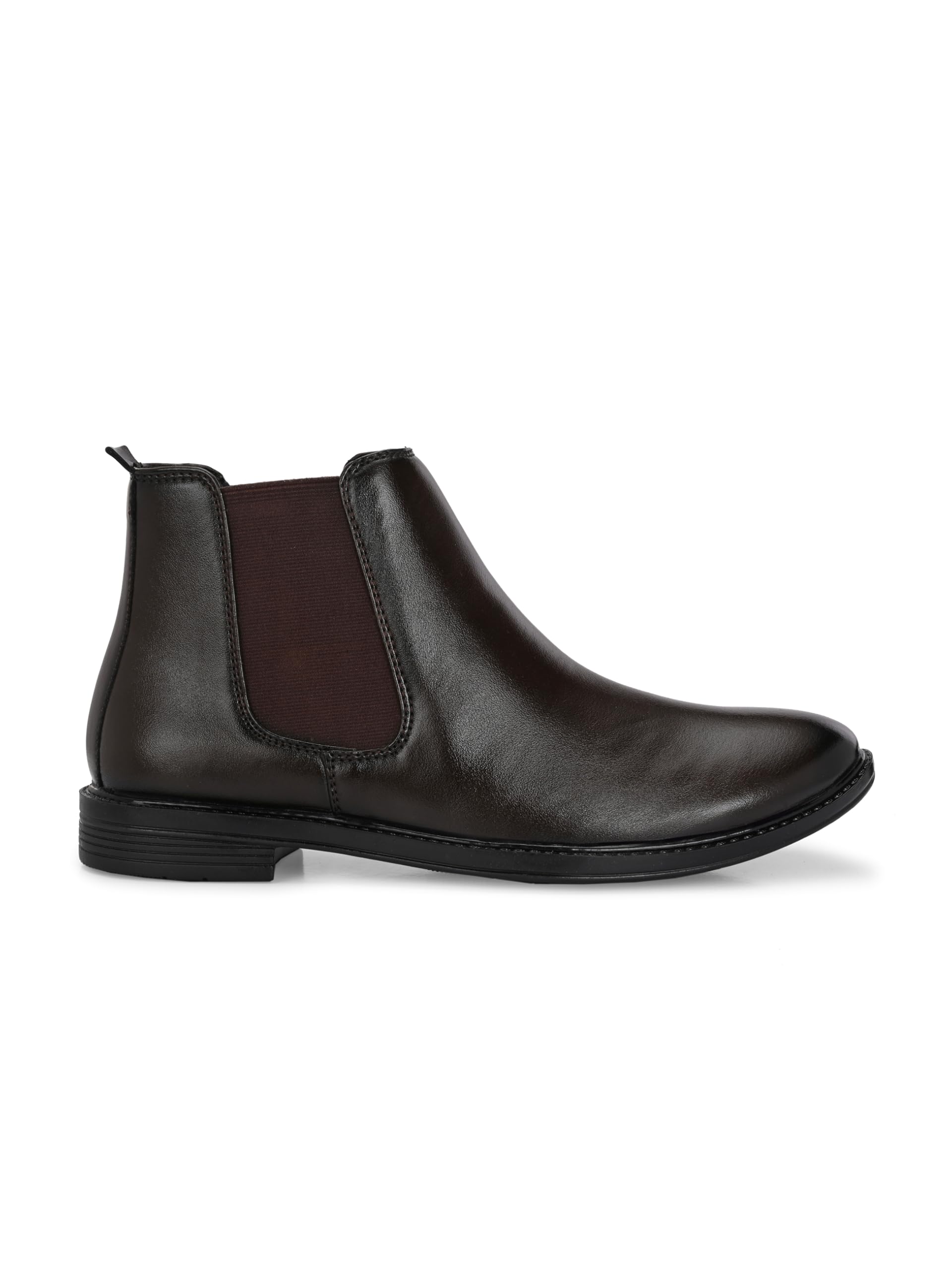 AADI Men's Synthetic Leather Lightweight Comfortable Trendy Outdoor Casual Shoes Slip On Chelsea Boots