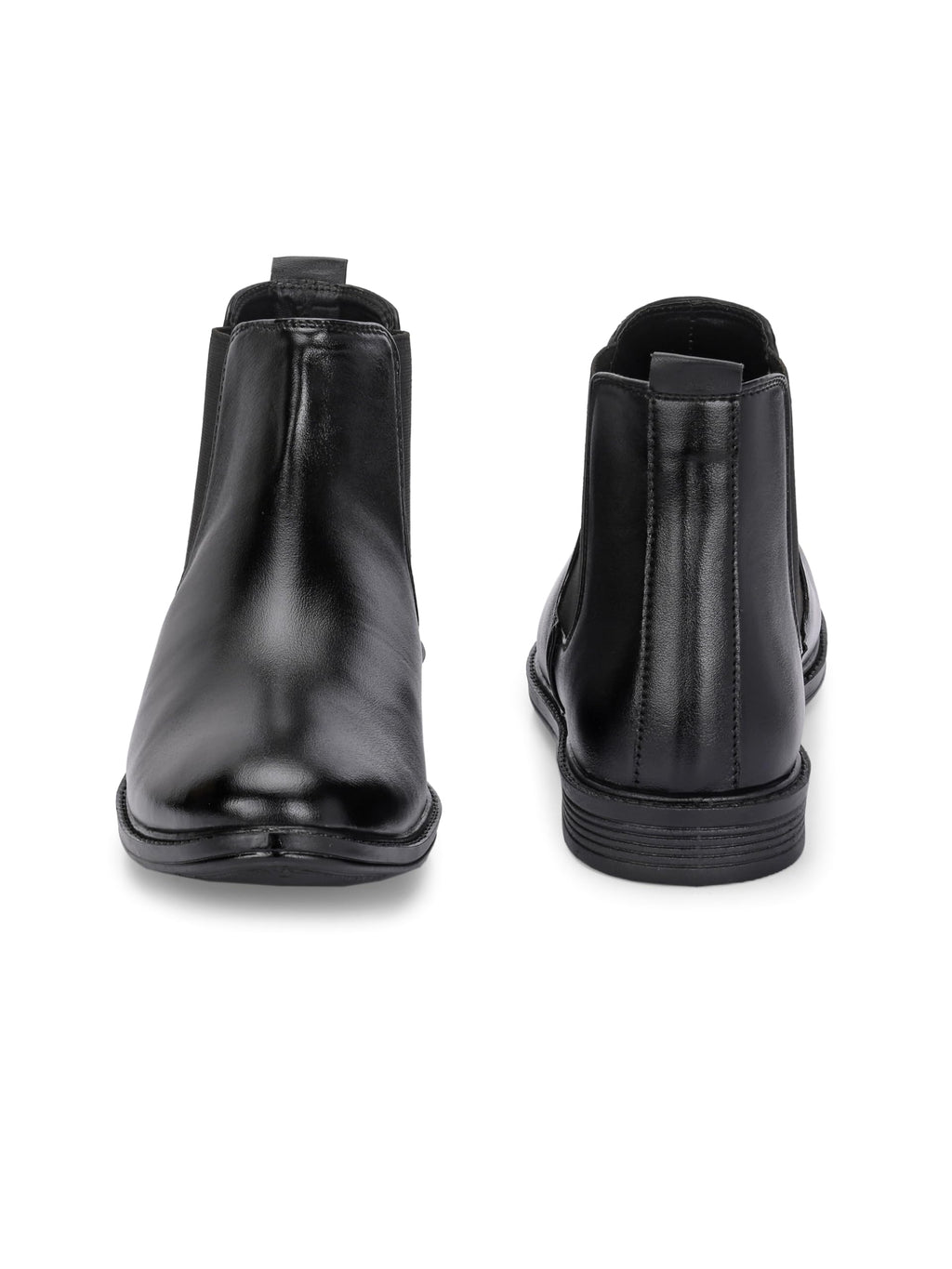 AADI Men's Synthetic Leather Lightweight Comfortable Trendy Outdoor Casual Shoes Slip On Chelsea Boots